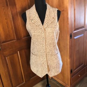 🌸All Week Long Tweed Vest Size 4